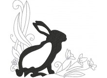 Stickdatei - Bunnies in the garden 5